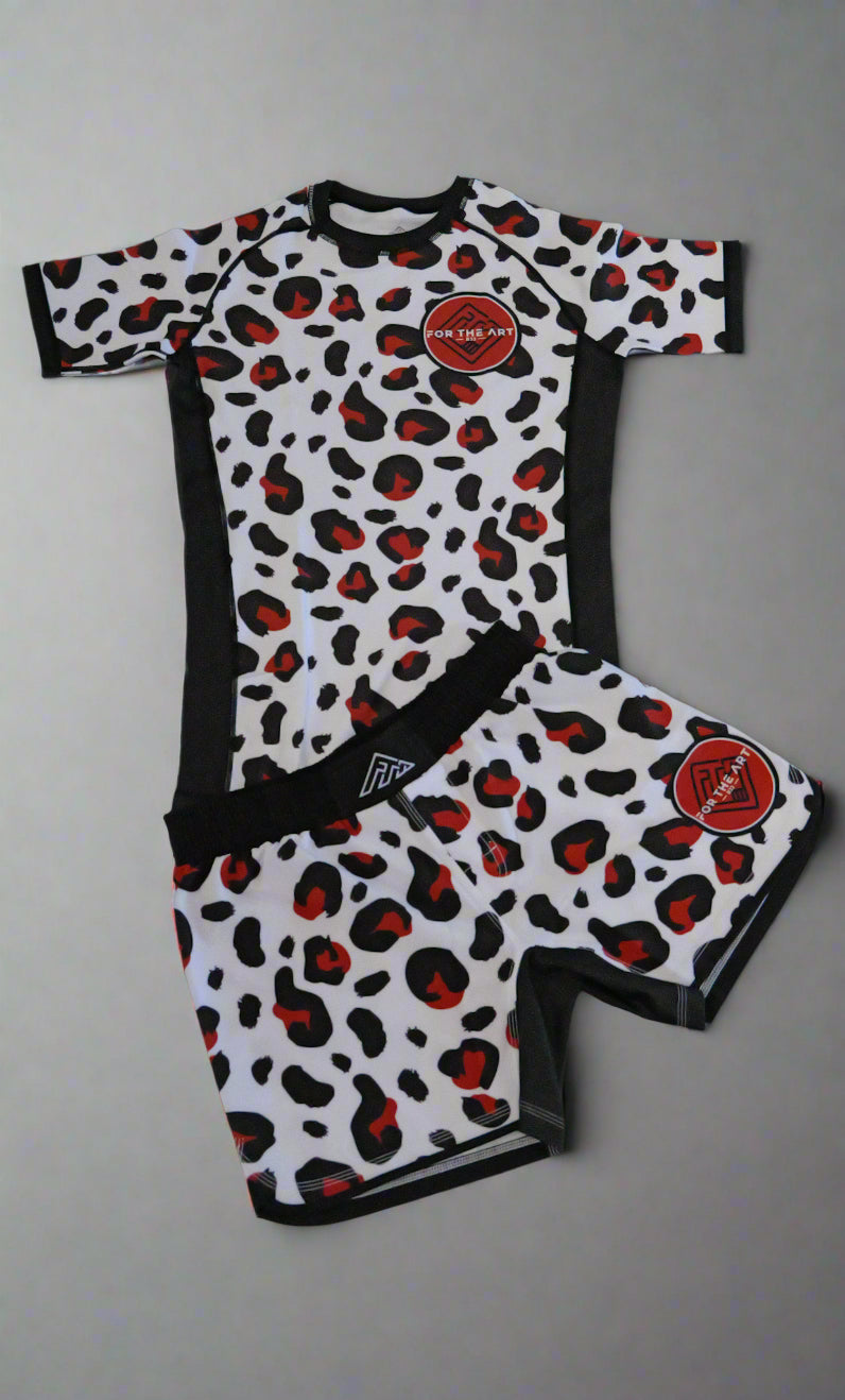 Leopard Fury Grappling Shorts
